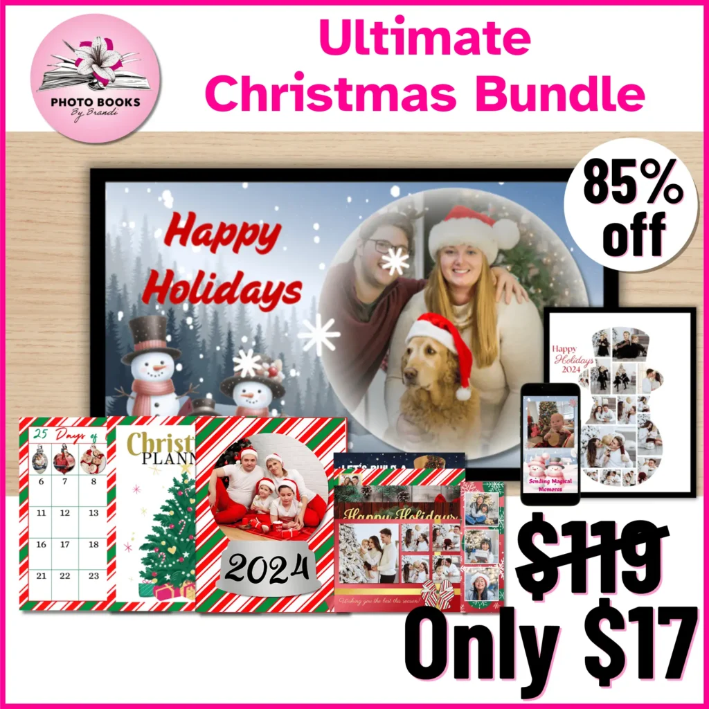 8 Premium Holiday Templates and a Christmas Planner bundled together for just $17. 85% off