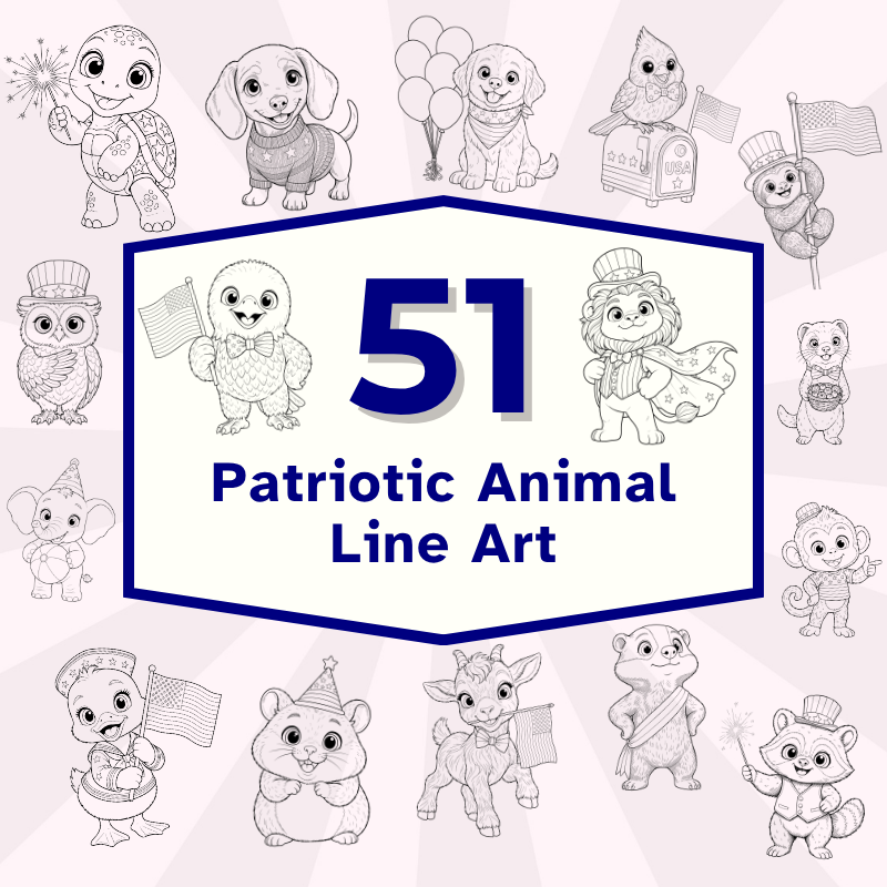 Patriotic Animal Mockups (3)