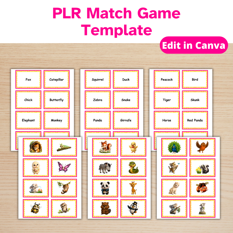 PLR Match Game Template (1)