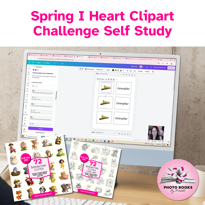 Spring I Heart Clipart Challenge Self Study