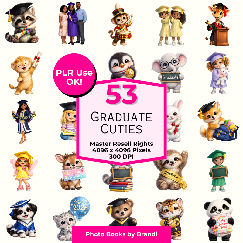 Graduate Cuties Clipart