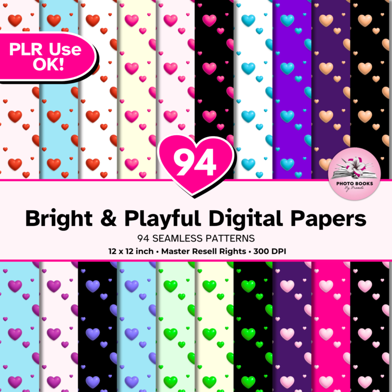 Bright & Playful Digital Papers (2)