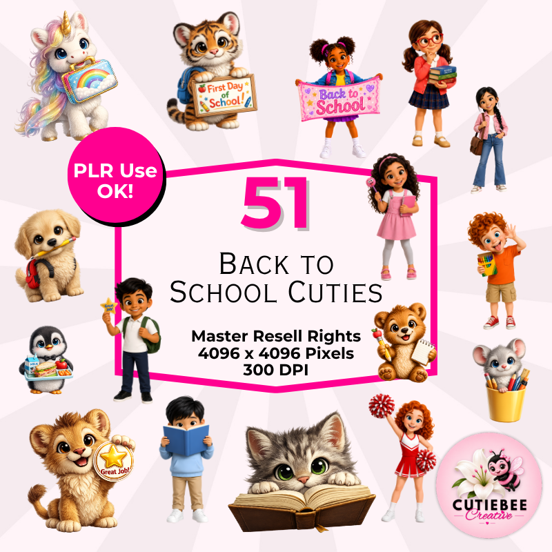 Back to School Cuties Clipart