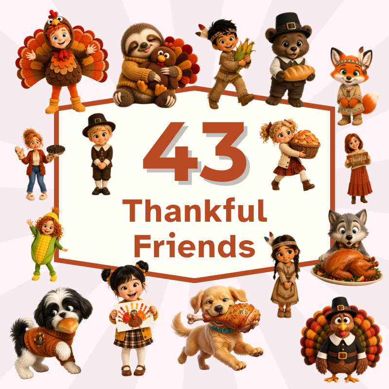 Costumed Cuties and Thankful Friends listing (3)